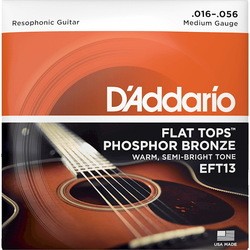 Струны DAddario Flat Top Phosphor Bronze 16-56