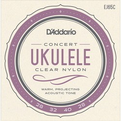 Струны DAddario Clear Nylon Ukulele Concert