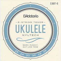 Струны DAddario Nyltech Ukulele 6-String Tenor
