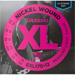 Струны DAddario XL Nickel Wound Bass 12-String 18-100