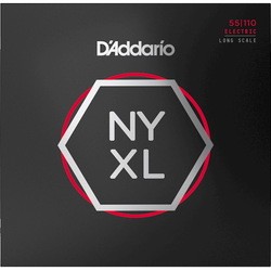 Струны DAddario NYXL Nickel Wound Bass 55-110