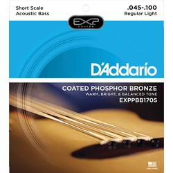 Струны DAddario EXP Coated Phosphor Bronze Bass Short Scale 45-100