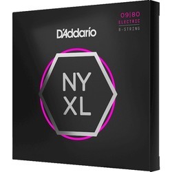 Струны DAddario NYXL Nickel Wound 8-String 9-80