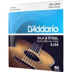 Струны DAddario Acoustic Silk and Steel 12-String 11-47