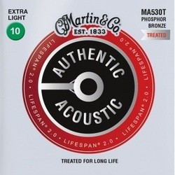 Струны Martin Authentic Acoustic Lifespan 2.0 Phosphor Bronze 10-47