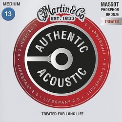 Струны Martin Authentic Acoustic Lifespan 2.0 Phosphor Bronze 13-56