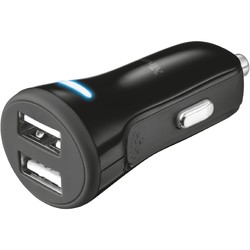 Зарядное устройство Trust 20W Fast Car Charger with 2 USB ports