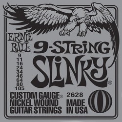 Струны Ernie Ball Slinky Nickel Wound 9-String 9-105