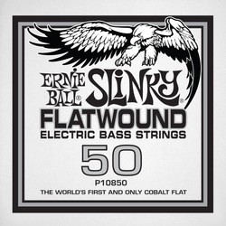 Струны Ernie Ball Slinky Flatwound Bass Single 50