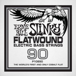 Струны Ernie Ball Slinky Flatwound Bass Single 90