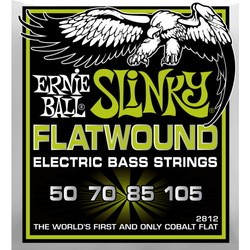 Струны Ernie Ball Slinky Flatwound Bass 50-105