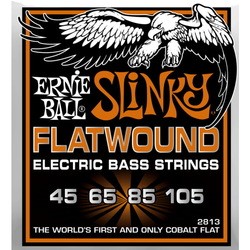 Струны Ernie Ball Slinky Flatwound Bass 45-105