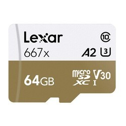 Карта памяти Lexar Professional 667x microSDXC UHS-I 64Gb