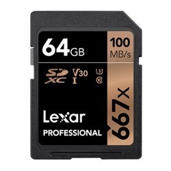 Карта памяти Lexar Professional 667x SDXC UHS-I 256Gb