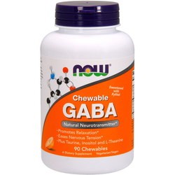 Аминокислоты Now GABA Chewable 90 tab