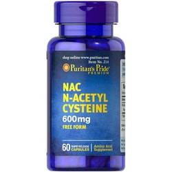Аминокислоты Puritans Pride N-Acetyl Cysteine 600 mg 60 cap