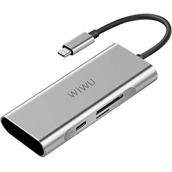 Картридер/USB-хаб WiWU Apollo 631ST
