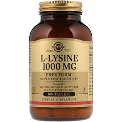 Аминокислоты SOLGAR L-Lysine 1000 mg 100 tab