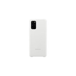 Чехол Samsung Silicone Cover for Galaxy S20 Plus (белый)