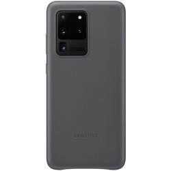 Чехол Samsung Leather Cover for Galaxy S20 Ultra (белый)