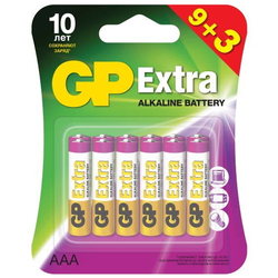 Аккумуляторная батарейка GP Extra Alkaline 12xAAA (9+3)