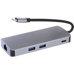 Картридер/USB-хаб Palmexx PX/HUB-USBC-8in1