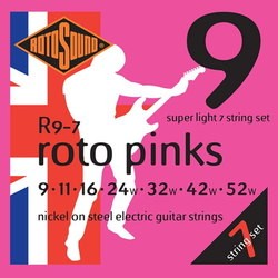 Струны Rotosound Roto Pinks 7-Strings 9-52
