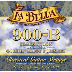 Струны La Bella Elite Black Nylon 900B