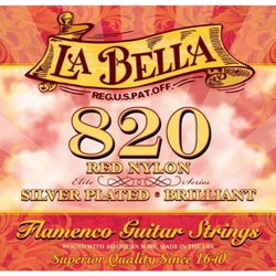 Струны La Bella Elite Flamenco Red Nylon 820