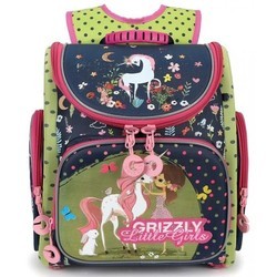 Школьный рюкзак (ранец) Grizzly RA-971-1 (салатовый)