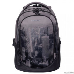 Школьный рюкзак (ранец) Grizzly RU-037-4 (серый)