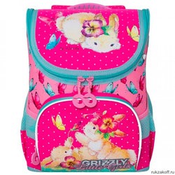 Школьный рюкзак (ранец) Grizzly RA-981-1 (розовый)