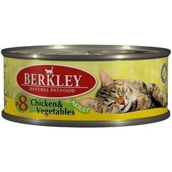Корм для кошек Berkley Adult Canned Chicken/Vegetables 0.1 kg 6 PCS