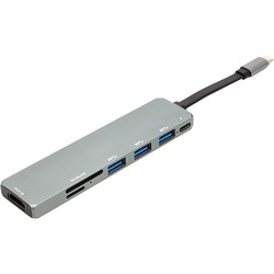 Картридер/USB-хаб Power Plant CA912094