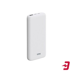 Powerbank аккумулятор TFN Slim Duo PD 10000 (белый)