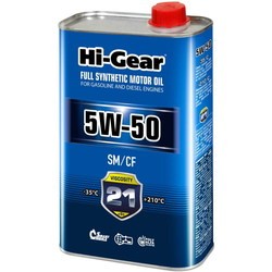 Моторное масло Hi-Gear 5W-50 SM/CF 1L