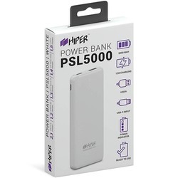 Powerbank аккумулятор Hiper PSL5000 (белый)