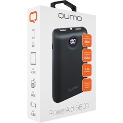 Powerbank аккумулятор Qumo PowerAid 6600 V2