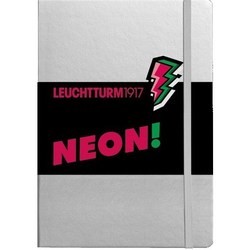 Блокнот Leuchtturm1917 Dots Neon Silver Pink