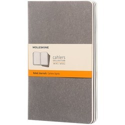 Блокнот Moleskine Set of 3 Ruled Cahier Journals Large Grey
