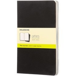 Блокнот Moleskine Set of 3 Plain Cahier Journals Large Black