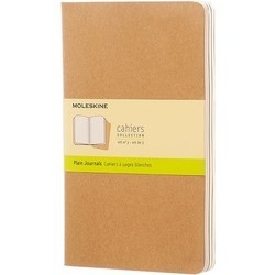Блокнот Moleskine Set of 3 Plain Cahier Journals Large Beige