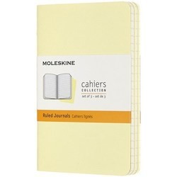 Блокнот Moleskine Set of 3 Ruled Cahier Journals Pocket Yellow