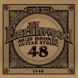 Струны Ernie Ball Single 80/20 Bronze 48