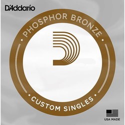 Струны DAddario Phosphor Bronze Single 22