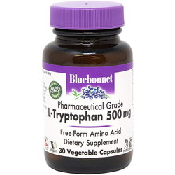 Аминокислоты Bluebonnet Nutrition L-Tryptophan 500 mg 30 cap