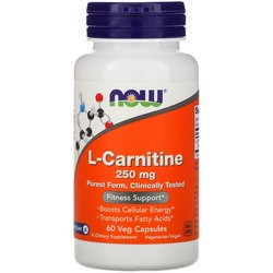 Сжигатель жира Now L-Carnitine 250 mg 60 cap