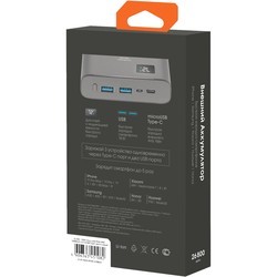 Powerbank аккумулятор InterStep PB2618PD (серый)
