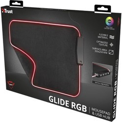 Коврик для мышки Trust GXT 765 Glide-Flex RGB Mouse Pad