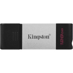 USB Flash (флешка) Kingston DataTraveler 80 128Gb (серебристый)